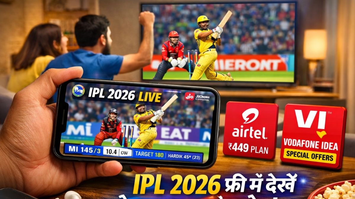 IPL 2026 फ्री में कैसे देखें, जानें मोबाइल पर लाइव मैच देखने का तरीका